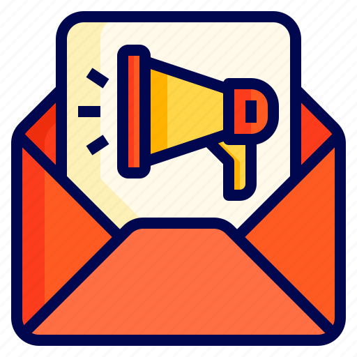Email, marketing, megaphone, promote, promotion icon - Download on Iconfinder