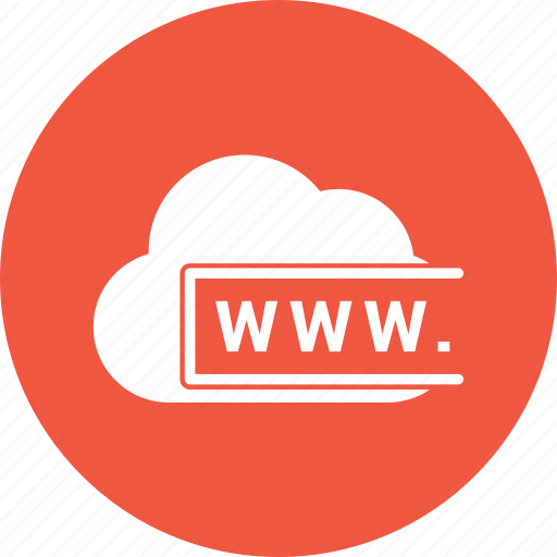 Address, cloud, link, web, www, www.com icon - Download on Iconfinder
