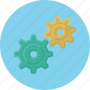 cogwheels, setting, configuration, gear, service, system, wrench
