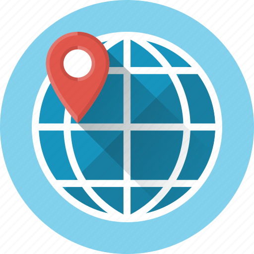 Geotargeting, globe, pin, gps, location, planet, pointer icon - Download on Iconfinder