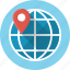 geotargeting, globe, pin, gps, location, planet, pointer 