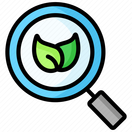 Magnifier, magnifying glass, organic, search icon - Download on Iconfinder