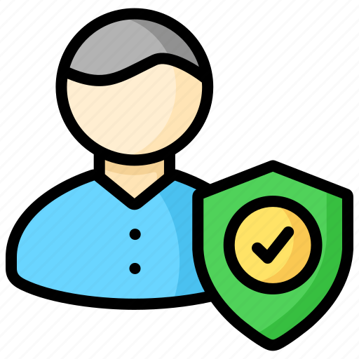 Protection, security, shield, user icon - Download on Iconfinder