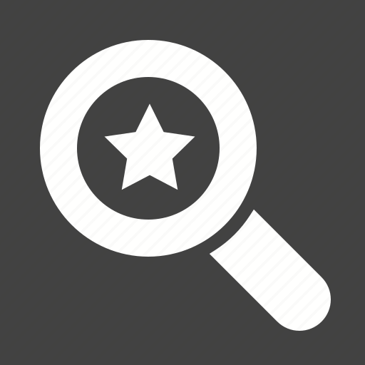 Analytics, award, glass, magnifier, rank, search, star icon - Download on Iconfinder