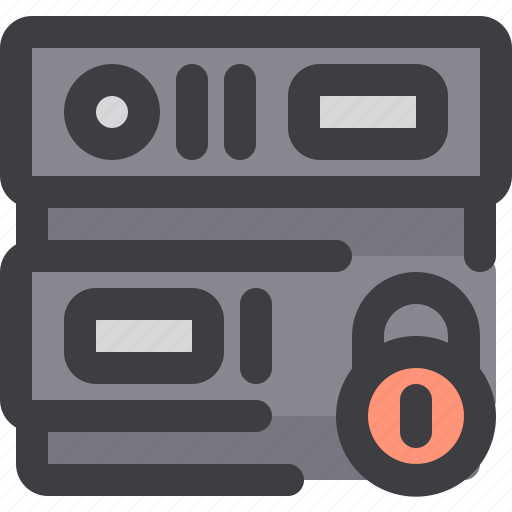 Database, lock, network, server, storage icon - Download on Iconfinder