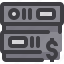 database, money, network, server, storage 