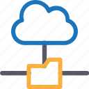 cloud, database, folder connection, hardware, hosting, server, storage