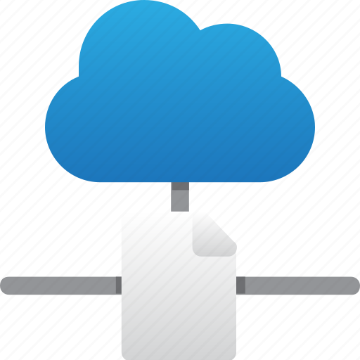 Cloud, database, file connection, hardware, hosting, server, storage icon - Download on Iconfinder
