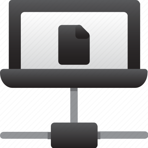 Database, file connection, hardware, hosting, laptop, server, storage icon - Download on Iconfinder