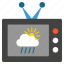 cloud, meteorology, prediction, television, temperature, tv, weather forecast