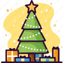christmas, star, tree, xmas, gifts, presents, christmas tree