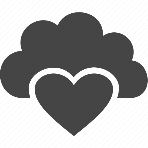 Cloud, heart, love, valentine icon - Download on Iconfinder