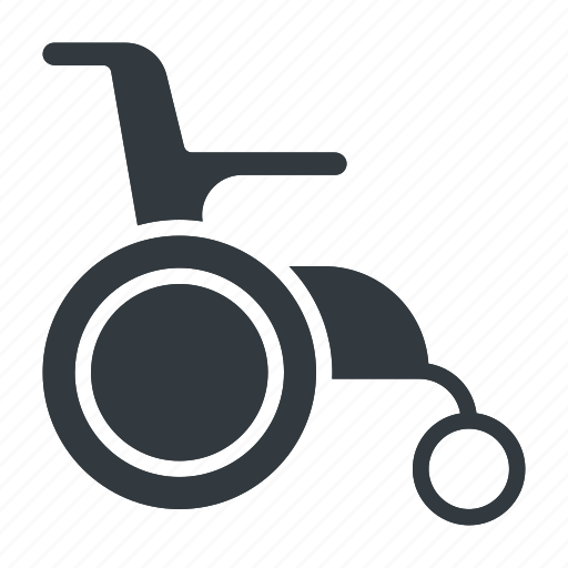 Wheelchair, wheel, disability, disabled, chair, isolated, handicapped icon - Download on Iconfinder