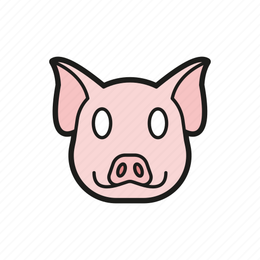 Animals, pig, cute, farm, mammal, farming, agriculture icon - Download on Iconfinder