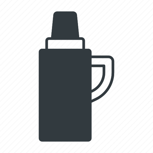 Thermos, container, flask, drink, thermo, isolated, metal icon - Download on Iconfinder