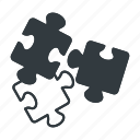 puzzle, toy, piece, part, jigsaw, object, shape, connection