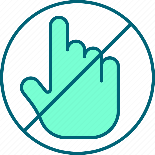 Hand, no, avoid, touch, finger icon - Download on Iconfinder
