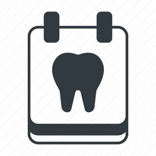 Dentist, calendar, tooth, dental, sign, medical icon - Download on Iconfinder