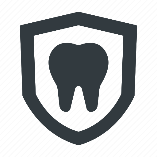 Tooth, dental, dentist, protection, healthy, shield, care icon - Download on Iconfinder