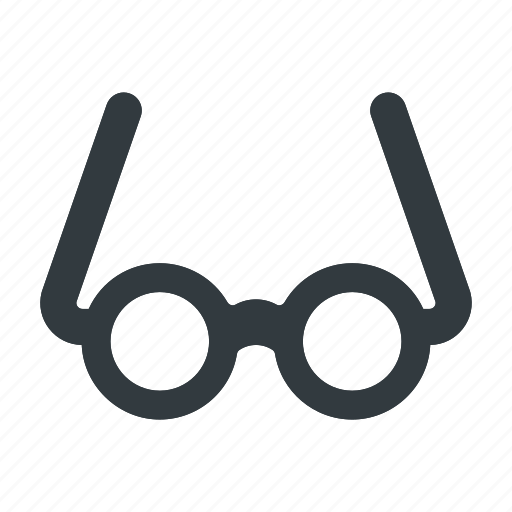 Glasses, eyeglasses, lens, style, fashion, isolated, modern icon - Download on Iconfinder