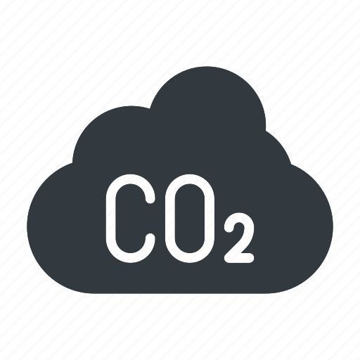 Carbon, co2, cloud, dioxide, gas, concept, emission icon - Download on Iconfinder