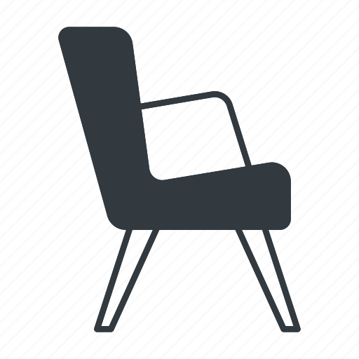 Armchair, chair, furniture, interior, seat, isolated, modern icon - Download on Iconfinder