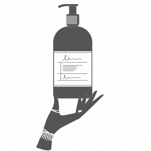 Bottle, shampoo, conditioner, hand, treatment, beauty icon - Download on Iconfinder