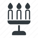 candelabrum, candle, candlestick, decoration, light, flame, fire, candlelight