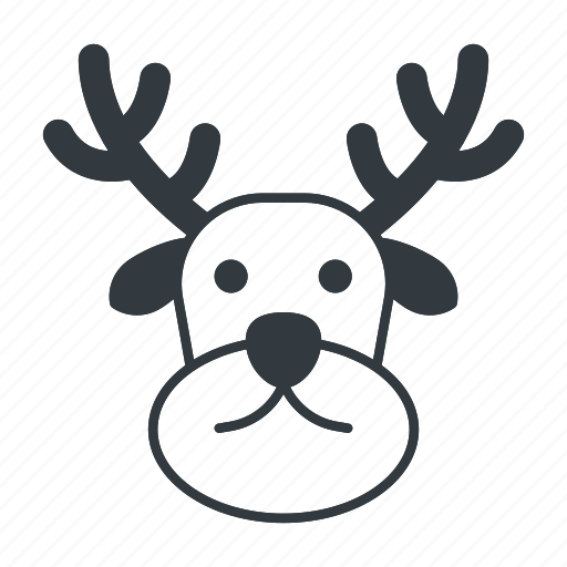 Reindeer, animal, deer, antler, isolated, nature, wild icon - Download on Iconfinder
