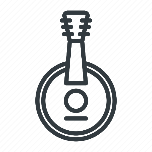 Banjo, musical, instrument, sound, music, string, acoustic icon - Download on Iconfinder