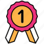 ribbon, award, achievement, prize, winner 