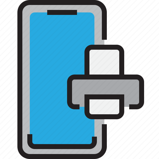 Paper, phone, photo, print, printer, wirelass icon - Download on Iconfinder