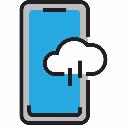 Blackchain, cloud, online, phone icon - Download on Iconfinder