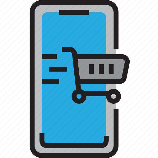 Cart, fast, phone, shopping icon - Download on Iconfinder