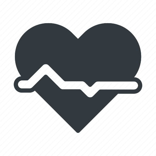 Heart, rate, heartbeat, pulse, health, cardiogram, life icon - Download on Iconfinder