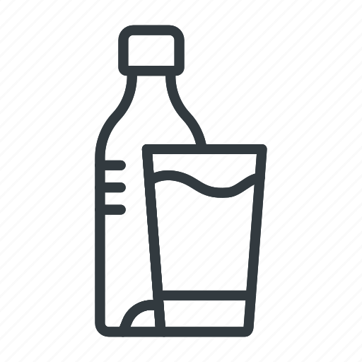 Water, bottle, drink, plastic, glass, soda, mineral icon - Download on Iconfinder