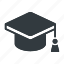 cap, hat, graduation, university, achievement, education, graduate, ceremony 