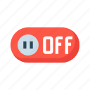 inactive, off, slider, switch, toggle