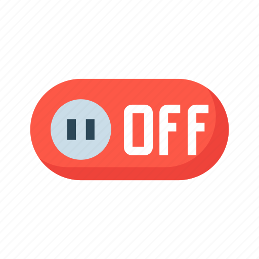 Inactive, off, slider, switch, toggle icon - Download on Iconfinder