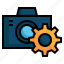 camera, setting, photo, gear, wheel, photography, image 