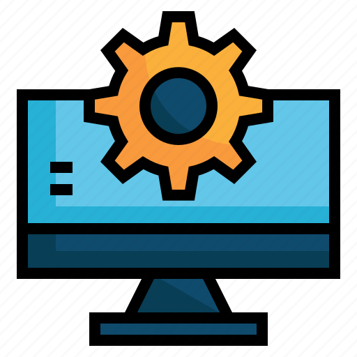 Computer, setting, gear, cog, wheel, monitor icon - Download on Iconfinder