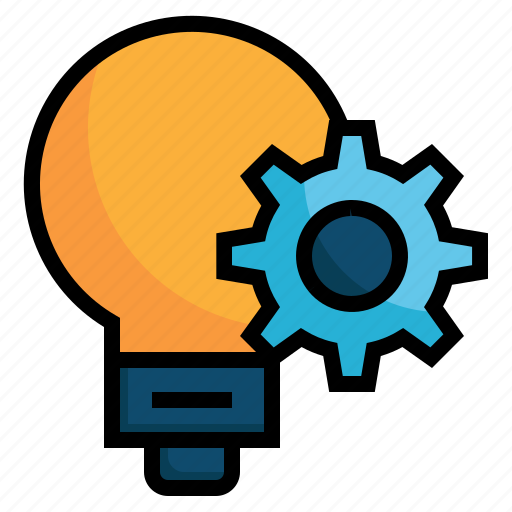 Lamp, bulb, setting, gear, wheel, light, idea icon - Download on Iconfinder