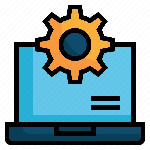 Laptop, setting, gearwheel, cog, computer, technology icon - Download on Iconfinder
