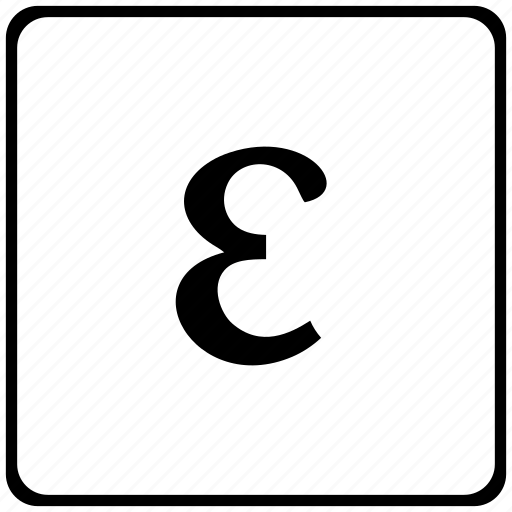 Alphabet, epsilon, greek, letter icon - Download on Iconfinder