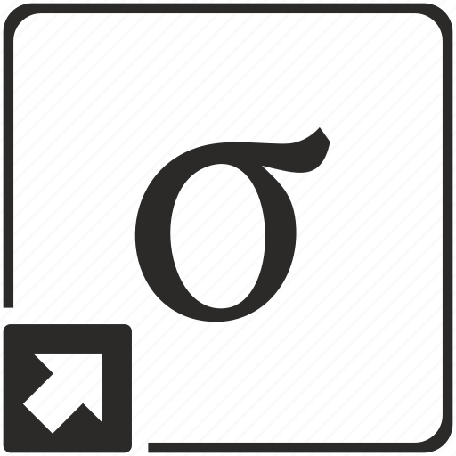 Alphabet, greek, letter, sigma icon - Download on Iconfinder
