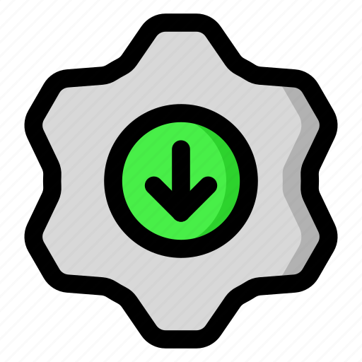 Arrow, download, options, settings, save, preferences icon - Download on Iconfinder