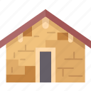 house, sod, cabin, settlement, rural
