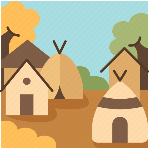 Village, house, rural, countryside, settlement icon - Download on Iconfinder