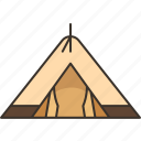 camp, tent, shelter, rural, outdoors