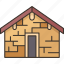 house, sod, cabin, settlement, rural 